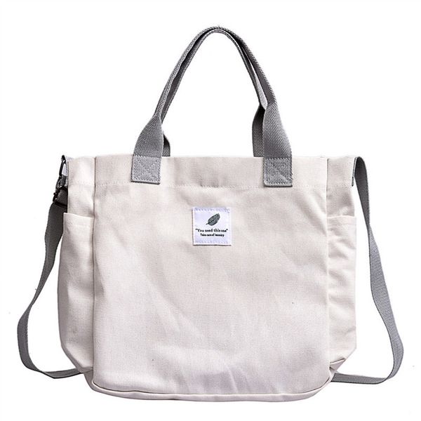 

handbag women versatile canvas large capacity shoulder bag exquisite girls elegant student beautiful handbag 2019 new fashion