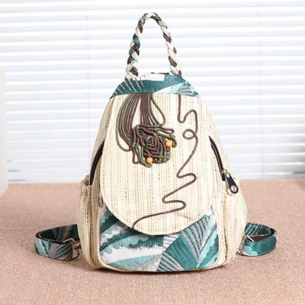 

vintage string appliques women traveller backpacksnice animal embossing lady zipper&hasp backrack versatile canvas backruck