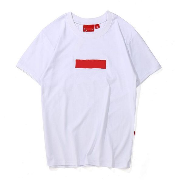 

suprÃªmet shirt classic red box logo tshirts designer mens tshirt street skateboard men tee fashion casual summer men women tees, White;black
