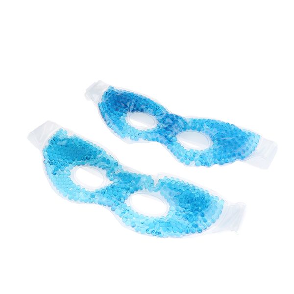 

2 pieces spa gel bead eye mask - or cold reusable ice packs - ice eye mask blindfold for eye puffiness