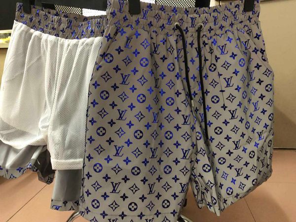 

эи Летняя мода Мужчины пляж шорты Водонепроницаемая ткань конструктора Mens Swim бордшортов Быстрый Сушку Бич Брюки Мужчины Runway Спортивные шорты спортивные