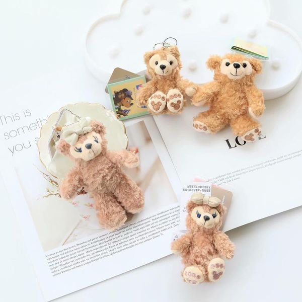 

1pc lovely duffy shirly bear stuffed plush toys small pendant keychain keyring