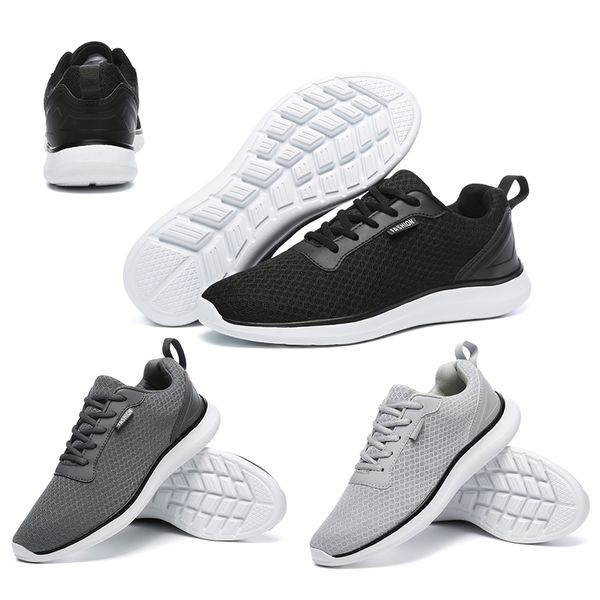 

discount mens running shoes black grey white run sports trainers sneakers summer breathable homemade brand made in china size 3944, White;red
