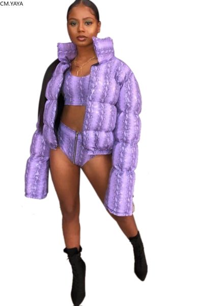 

2019 new winter velvet zippper short parkas loose woolen cotton coats tie dye print women thick jackets purple snow coat uj4544, Black