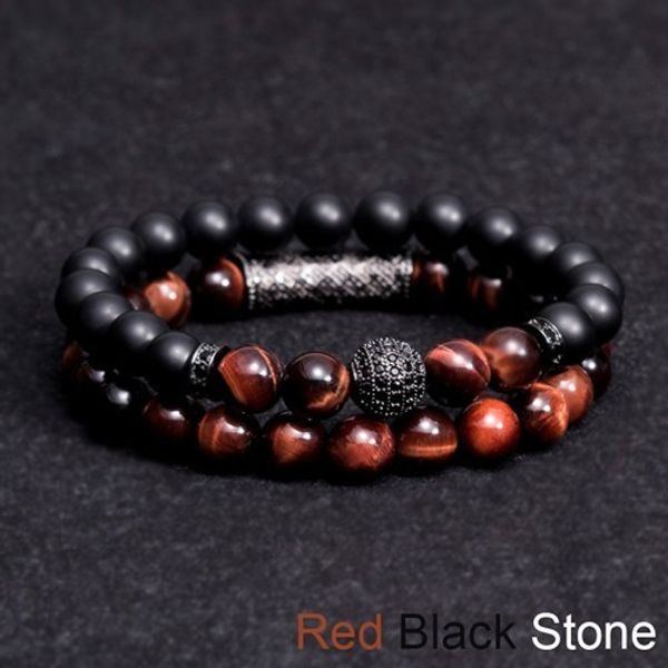 

morooki new men woman creen green tiger eyes bead bracelet 10mm micro pave cz beaded black buddha bracelet pulseira masculina