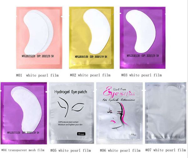 

thin hydrogel eye patch for eyelash extension under eye patches lint gel pads moisture eye mask