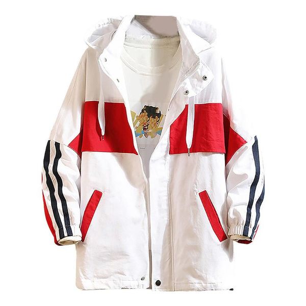 

men's spring patchwork jacket casual zip fashion hoodie new trend casual fashion comfortable zip jacket men's jacket#g3, Black;brown