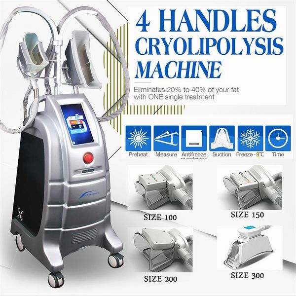 

upgraded fat reduction slimming cryolipolysis machine fat ing body shaper cryolipolysis cryotherapy machine 4 cryo handlesss
