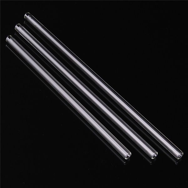 

10шт прозрачной pyrex glass lucency straight соломинка для рождения ktichen партии drink инструментов