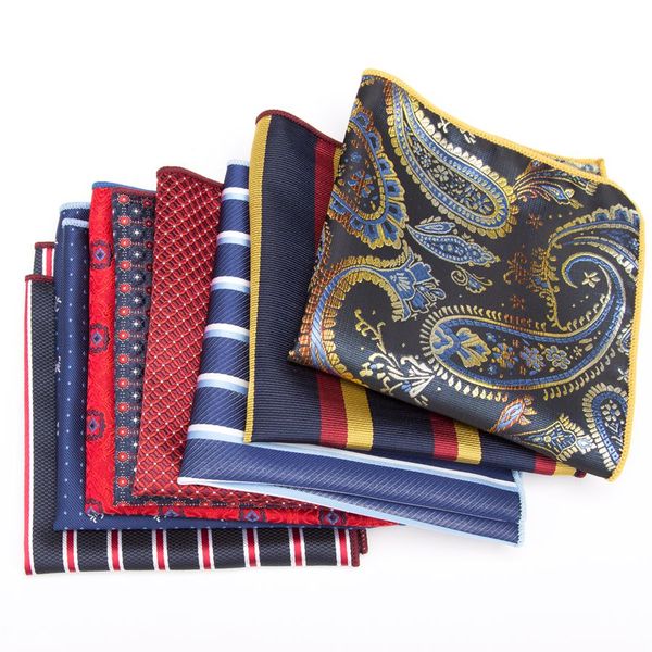 

men handkerchief bowtie party floral jacquard pocket square wedding necktie vintage hankies for pocket towel business tie, Blue;purple