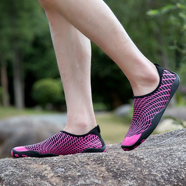 

dark blue men outdoor sneaker shoes for swimming pool women fishing aqua water shoes diving wading barefoot beach shoes 46