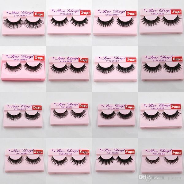 

сверхъестественное реалистичное handmade накладные ресницы 3d strip lashes толстые поддельные искусственные ресницы макияж красота