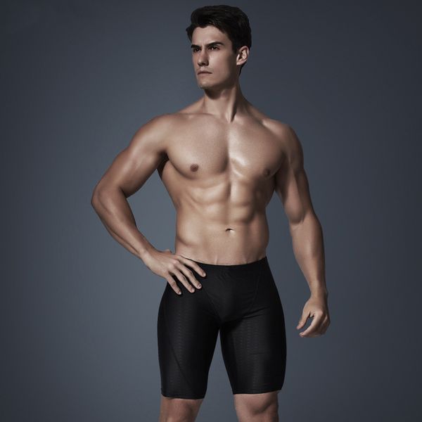 

breathable men's swimming boxer briefs fast-drying swim shorts trunks swimwear pants surf board beach swimwear