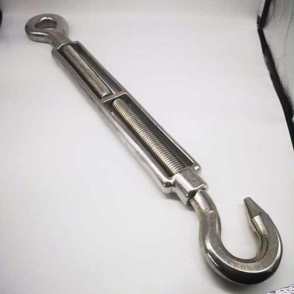 

1pcs m20 stainless steel 304 adjust chain rigging hook & eye turnbuckle silver choose