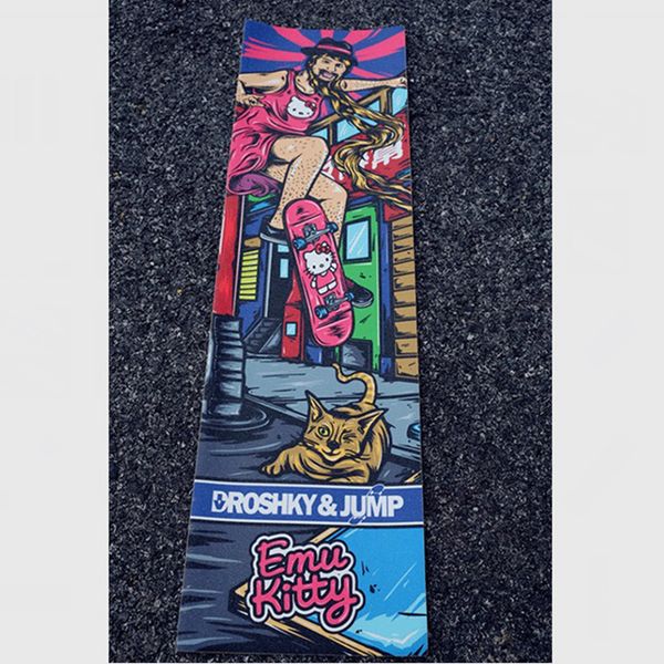 

skate board griptape long board grip tape 125*25 cm
