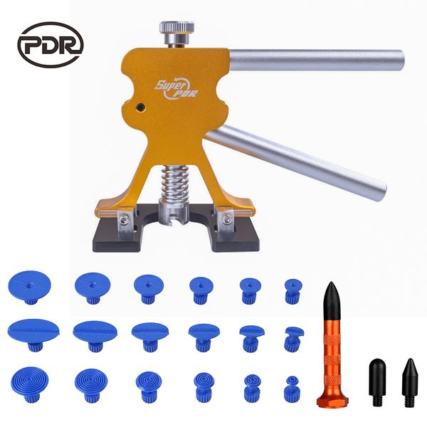 

pdr tools paintless dent repair tool kit auto car body repair tool dent puller lifter suction cups set for remove hail diy