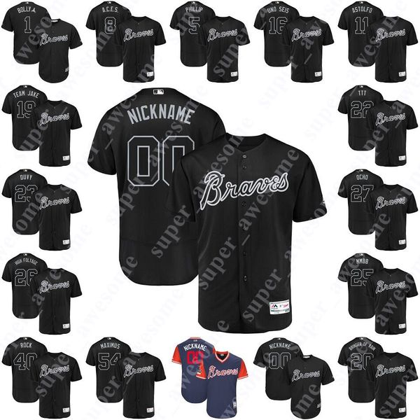 

Braves 2019 Players Weekend Jersey Ronald Acuna Jr Ozzie Albies Freddie Freeman Dansby Swanson Charlie Culberson Mike Soroka Max Fried Riley
