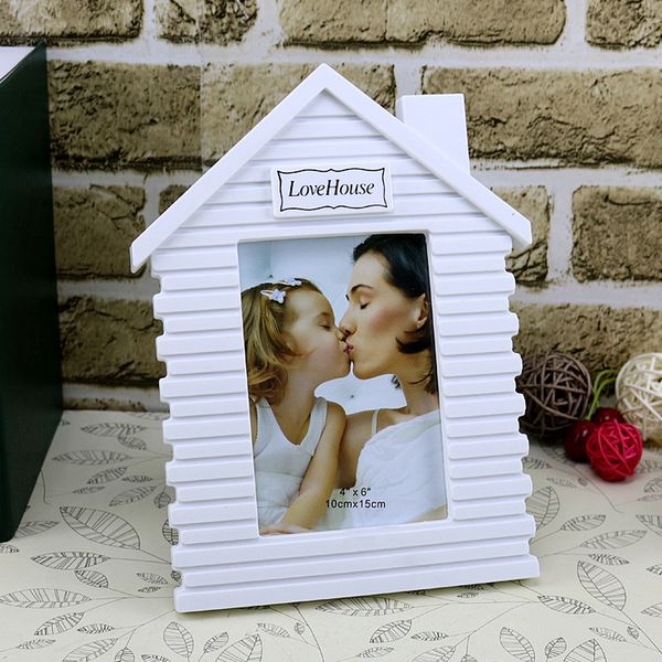 

6 inch hollow wooden picture frame white deskportaretrato display stand holder for p save home decor bilderrahmen dies