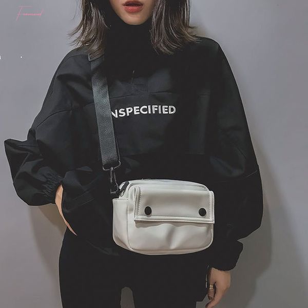 

2020 new korean version of the wild messenger bag fashion solid color girl small square bag simple shoulder bag
