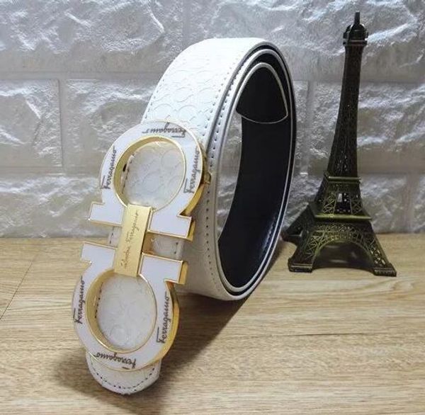 

designerbelts designer belt luxury belt mens designer belts women belt big gold buckle snake black leather classic belts 0salvatoreferragamo, White;black