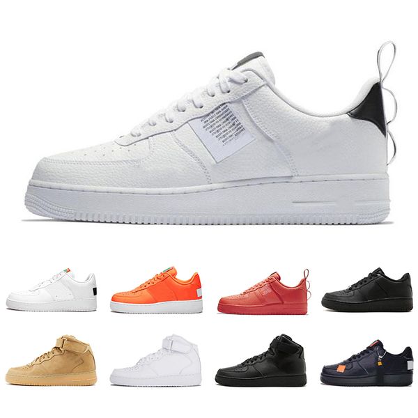 

new 1 utility classic black white dunk men women outdoor sneakers red one sports skateboarding high low cut wheat trainers shoes 36-45