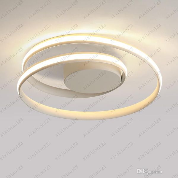 

modern led ceiling lights black/white aluminum ceiling lamp living room bedroom lamparas de techo colgante ing