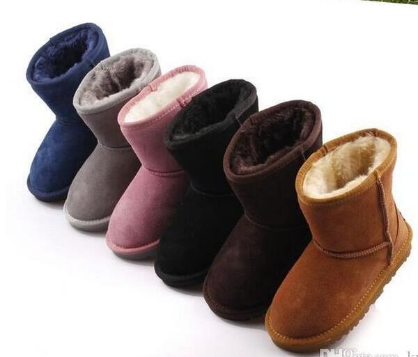 

2019 sell new real australia 528 high-quality kid boys girls children baby warm snow boots teenage students snow winter boots, Blue;gray