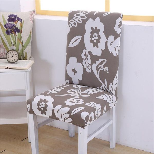 

stretch elastic floral printing chair covers spandex for wedding dining room office banquet chair cover housse de chaise