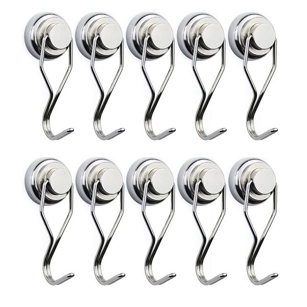 

swivel swing magnetic hook 55lb,powerful refrigerator magnetic hooks,strong neodymium magnet hook, perfect for refrigerator and