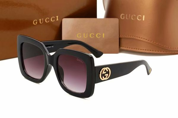 

0083 popular sunglasses luxury women brand designer 0083s square summer style full frame uv protection mixed color come with, White;black