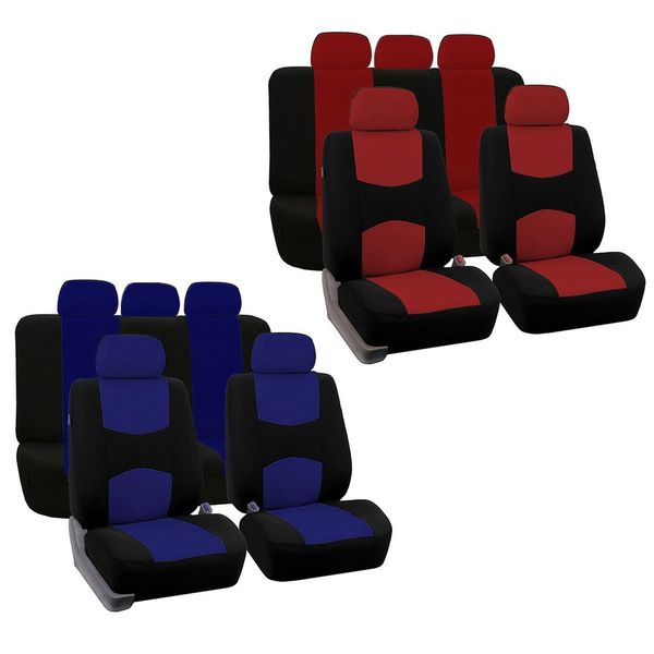 

universal polyester 5 seats auto car anti-dust tear resistence breathable seat cushion car seat protective cover set