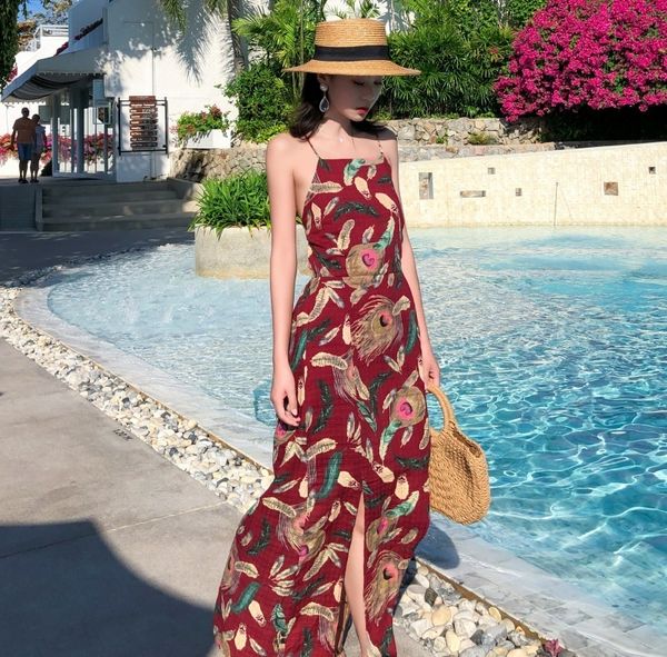 

france niche dress colour feather long fund french shivering printed skirt on vacation longuette, White;black