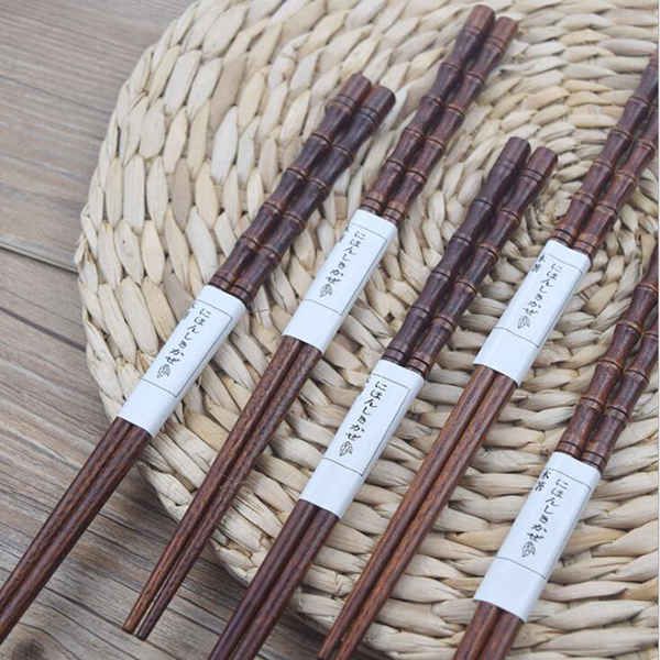 Criativo portátil Marathon pauzinhos de bambu Design Casa nova japonês Estilo Chopsticks restaurante Louça