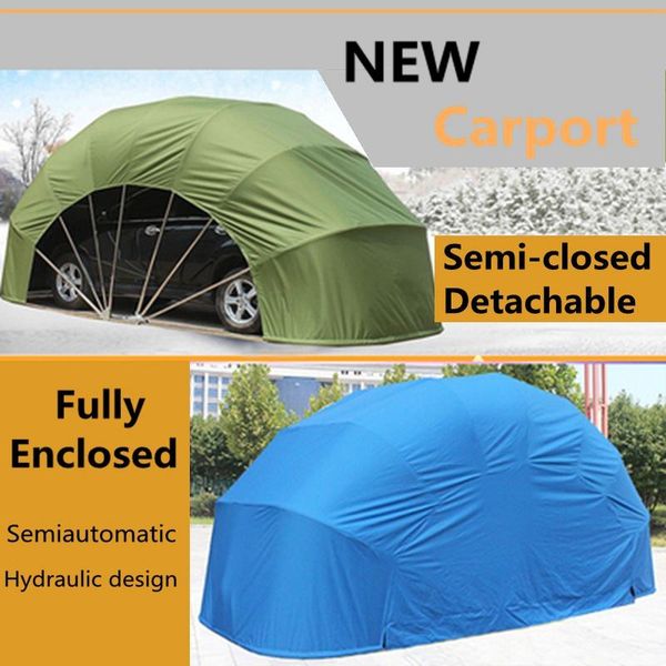 Semi Automatic Mobile Folding Garage Hydraulic Rod Design Home