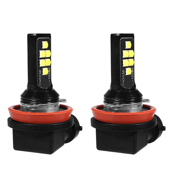 

2pcs car h8 h11 led 9005 hb3 9006 hb4 3030smd fog lamp auto daytime running light bulb turning parking bulb 12v white