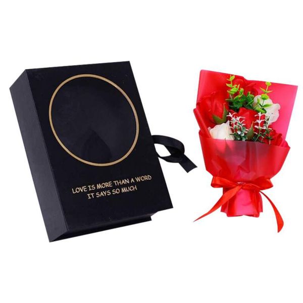 

handmade artificial flowers with gift box mother's/ teacher's day birthday valentine's day gift eternal flower rose bouquet