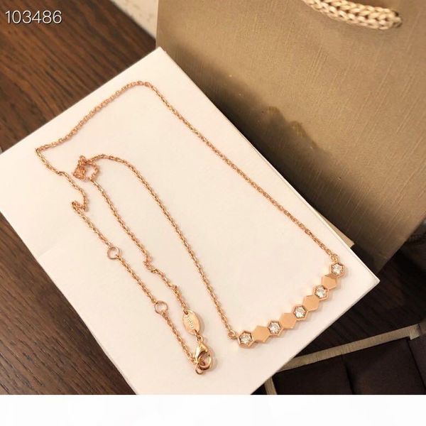 

luxury france style bee my love s925 sterling silver honey comb round shape with crystal charm pendant necklace earrings jewelry set