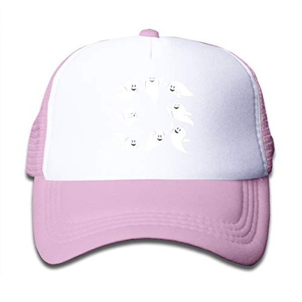 

disar-t lively ghosts on halloween cartoon children's net hat baseball cap hats for boys and girls 3 color hats, Blue;gray