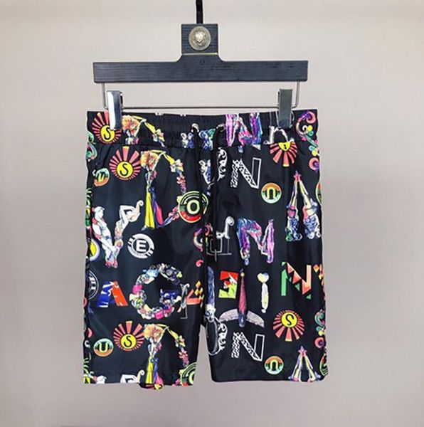 

mens designer beach shorts 2020 new arrival summer casual men brand shorts pants fashion mens printed knee length shorts size m-3xl, White;black