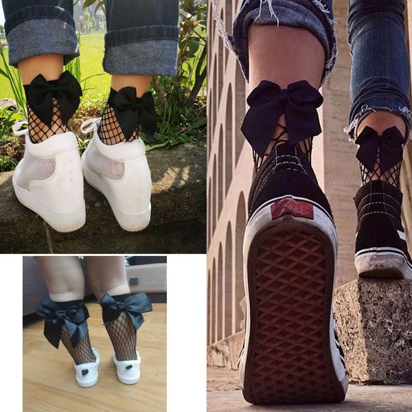 

grid fishnet socks summer mesh baby girl knee high socks net big girl short sneaker black net, white net plaid unisex, Pink;yellow