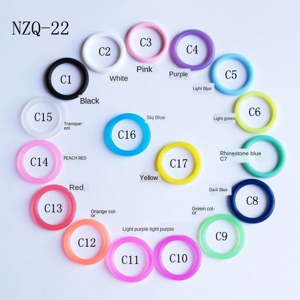 

22mm silicone o- silica gel silica gel sealing rubber o-ring waterproof silicone sealing ring color 17 colors