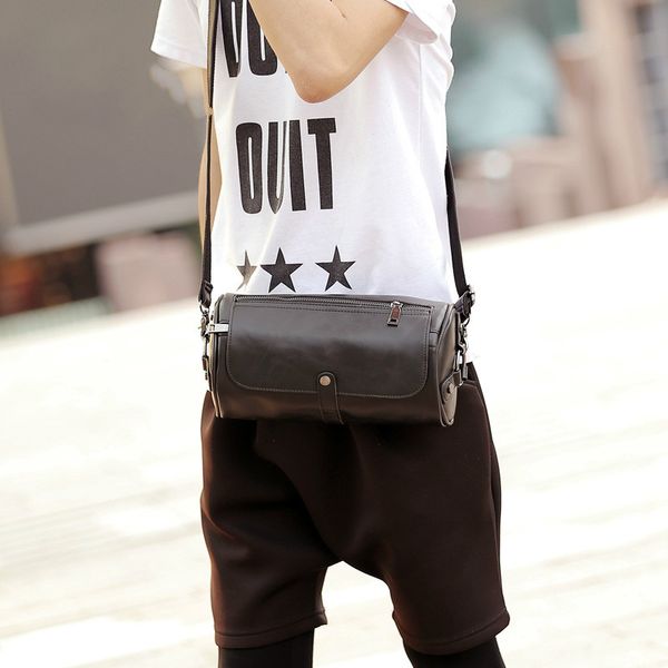 

new single shoulder slant bag small straddle bag men and women's breast