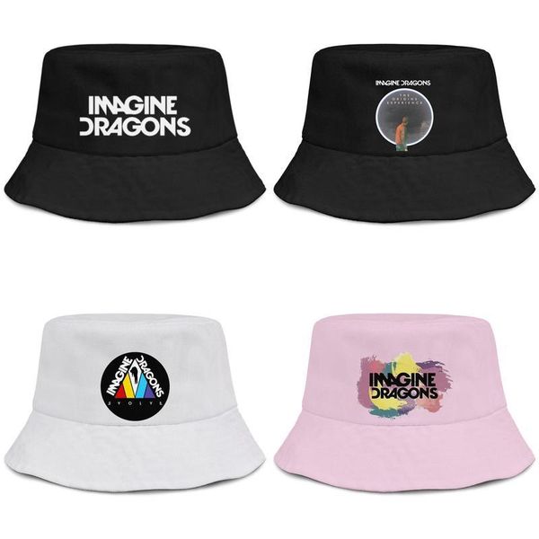 

imagine dragons album design mens and womens buckethat fitted hipster bucket baseballcap evolve origins sign logos logo patch new albums, Blue;gray