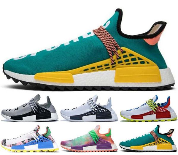 

mens kids runners women 2019 pharrell williams r1 men shoes nmds sneakers nmd human race running youth boys junior black tennis size us 12
