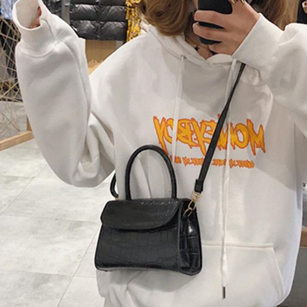 

мода женщина простой сплошного цветов полиэстер плечо сумка посыльная застежка телефон сумка с кнопкой bolso bandolera mujer # 35