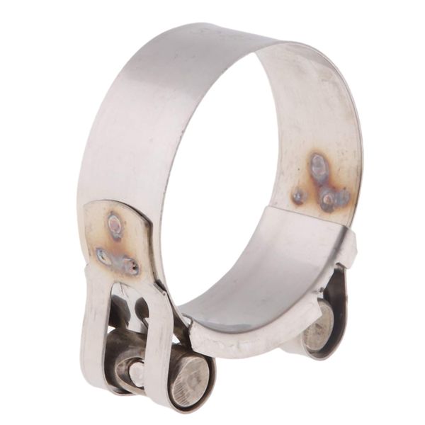 

motorbike exhaust clamp clip stainless steel muffler clamps - 48-51mm