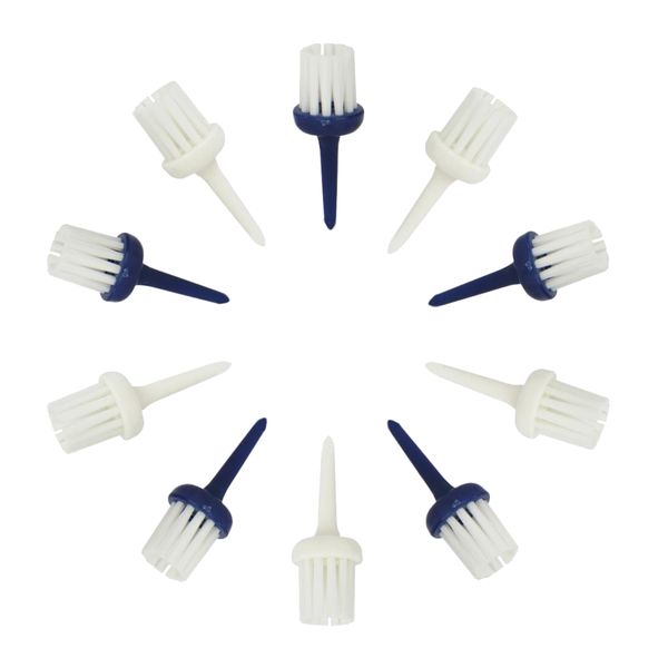 

10x golf tees brush driver training 52mm golfer aids supplies random color