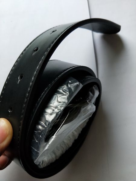 

new with box belt luxury belts for men women big buckle leather belts, Black;brown