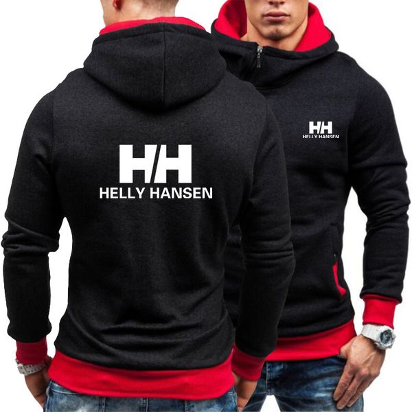 

cyber monday hhansen men's hoodie hip hop oblique zipper women black white mens designer hoodies men women sweatshirts size m-3xl