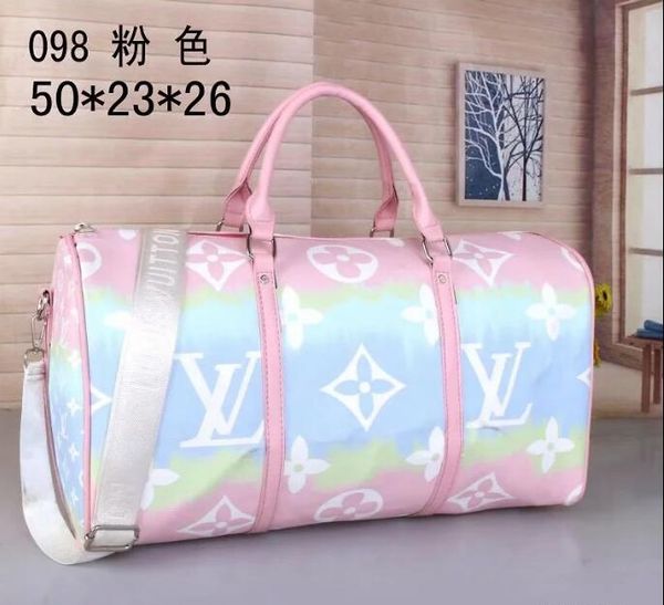 

2020 new designers luxurys handbag purse genuine leather flower pattern travel luggage duffel bags ing